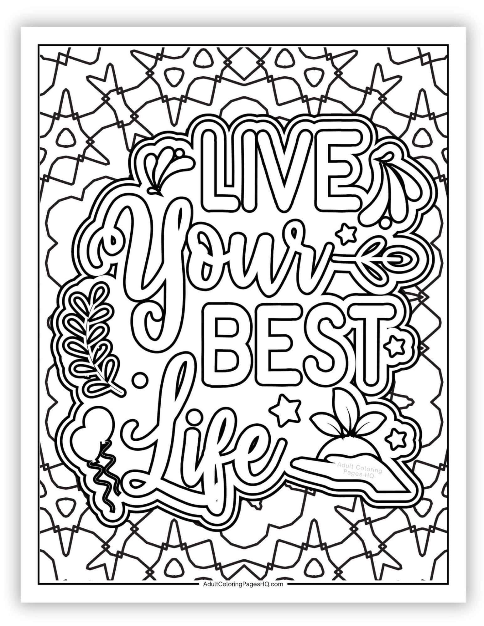 Quotes Coloring Pages for Adults (Free PDF Printables)Coloring